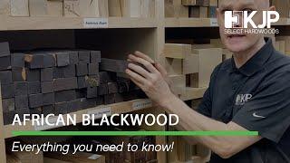 African Blackwood Turning Square