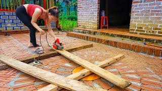 Time-Lapse: Build New Log Cabin From Old Wooden House | Replace Rotten Bamboo House Ep.4