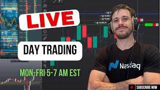 -$1,025 Funded | Day Trading Live | Scalping BookMap | TopStep | NQ Futures | 7AM EST