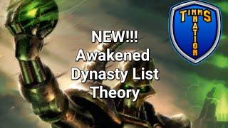 Building a List With DJ (David) Necrons Awkened Dynasty!