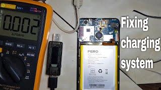 How to test and fix Android smartphone charging system using Multimeter and current meter