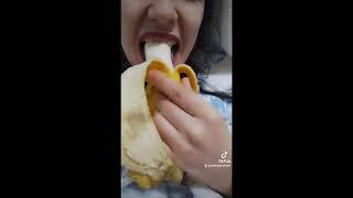 Asmr banana eating sound