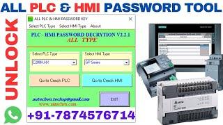 How to Crack Password PLC & HMI | Crack All PLC & HMI Password Tool