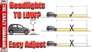 How to Adjust, Align, and Aim Headlights "PERFECTLY"