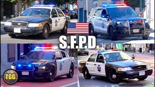 *Ford Crown Vic Action!* [San Francisco] SFPD Police Cars Responding & Patrolling!