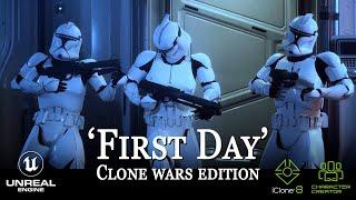 FIRST DAY - CLONE WARS EDITION (Star Wars short film made in Unreal 5)