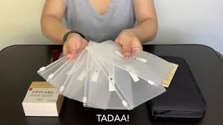 Creating a Cash Envelope System Using #Muji Passport Case [Australia] #Budgeting #CashEnvelope