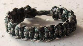 Easy Paracord - The Classic Cobra Weave Survival Bracelet Without Buckle.