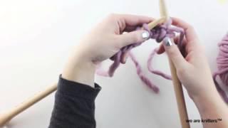 How to knit tubular bind off | We Are Knitters