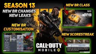 NEW BR CHARACTER CUSTOMISATION | NEW BR CLASS | SEASON 13 NEW LEAKS & UPDATES | CALL OF DUTY MOBILE