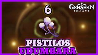 Los 6 PISTILOS de UDUMBARA | Ubicaciones y Como Obtenerlos | Genshin Impact 3.6