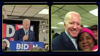 President Biden and (Me) Vera Bell Richardson in Osage, Iowa January 20, 2020