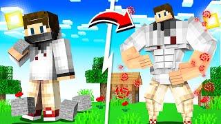 BLOK YEDİĞİMDE  GÜÇLENİYORUM - Minecraft