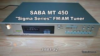 SABA MT 450 "Sigma Series" FM/AM Tuner teardown/inside (1981-82)