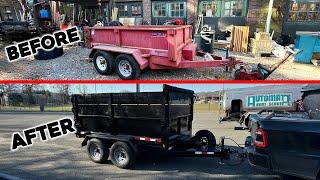 I RESTORED An Old Dump Trailer From SCRATCH In 7 Days!