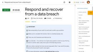 Respond and recover from a data breach