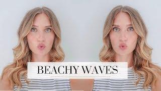 BEACH WAVES WITH CURLING WAND | NATURAL LOOKING BEACH WAVES