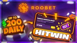 ROOBET PROMO CODE: HITWIN FREE 200$ DAILY BONUS (roobet promo code 2024)