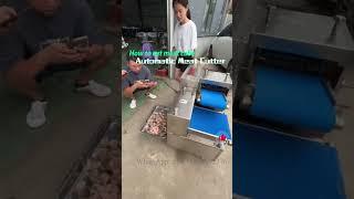 Fresh meat cubes cutting machine for food stores