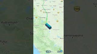 Mumbai - Maharashtra to Ooty - Tamil Nadu| India| Travel map route animation via bus