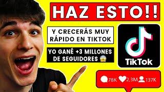  Cómo CRECER en TIKTOK 2024 desde CERO (en 2 minutos)  Cómo GANAR SEGUIDORES en TIK TOK RÁPIDO !!