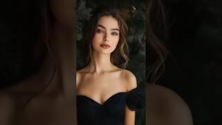 Enchanting Black Off-Shoulder Dress Display #fashion #elegance #offshoulderdress