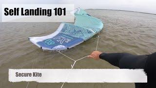 How to Land a Kiteboarding Kite By Yourself in Strong Winds