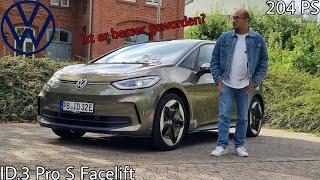 Wurde auf die Kritik gehört? I 2023 VW ID.3 Pro S (204 PS) Facelift I POV Review I Fahrbericht