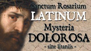 Mysteria DOLOROSA Sancti Rosarii LINGUA LATINA sine litaniis (subtitles)