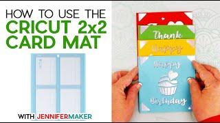 Cricut Card Mat for Explore and Maker + Cricut Insert Cards!