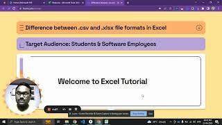 Basic Difference Between Excel and CSV File Formats explained using MongoDB 