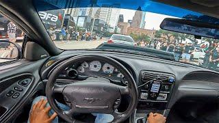 STRAIGHT PIPE 600HP NEW EDGE MUSTANG GT CITY POV DRIVE