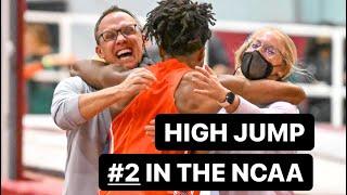Dontavious Hill Jumps 7'2.25 (2.19) | Men's High Jump Invite l Carolina Challenge | #2 In the NCAA