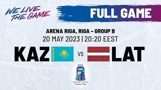 Full Game | Kazakhstan vs. Latvia | 2023 #IIHFWorlds