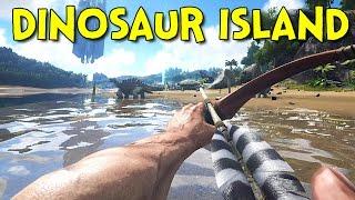 DINOSAUR ISLAND! - Ark: Survival Evolved - Ep.1