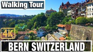 4K City Walks: Bern Switzerland Center  - Virtual Walk Walking Treadmill Video