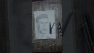 trending art।। cristiano ronaldo drawing।। #shorts #art 