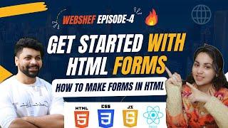 Get master in Html forms in hindi| Webshef Episode 4