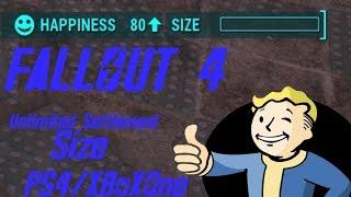 FALLOUT 4 : Unlimited Settlement Size on PS4 and Xbox one