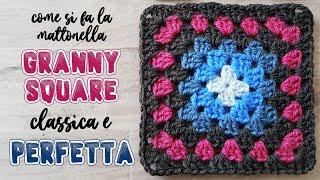 Come fare la mattonella granny square classica perfetta