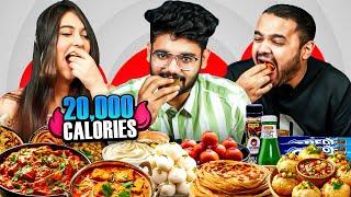 EPIC 20,000 CALORIES CHALLENGE!  Ft. @KaniGamingg @Bittyboi