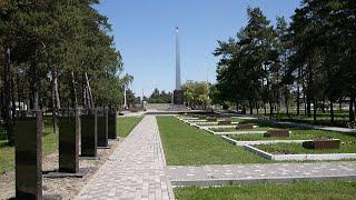 Абинск. Сквер Победы. Аллея героев.