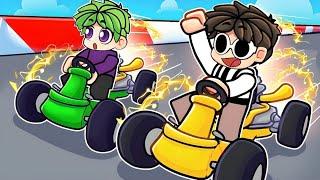 JUNGKurt vs Kenji Go Kart RACE CLICKER in Roblox!