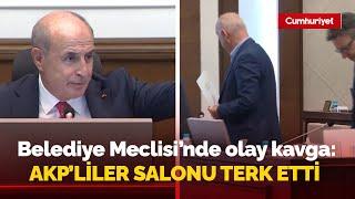 Büyükçekmece Belediyesi Meclisi'nde olay kavga: AKP'liler salonu terk etti