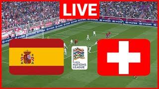 LIVE: Schweiz gegen Spanien | UEFA Nations League | Vollständiges Match-Streaming