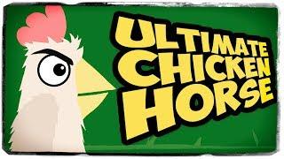 БЕЗУМНЫЕ УРОВНИ НА ВЕБКУ! БРЕЙН ПРОТИВ ДАШИ! ● Ultimate Chicken Horse