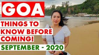 GOA VLOG | WHAT TO KNOW BEFORE YOU COME TO GOA - SEPTEMBER 2020 | GOA AFTER LOCKDOWN