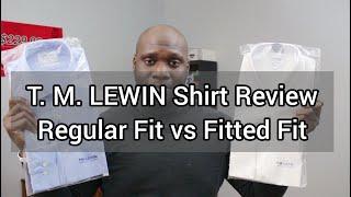 T.M. Lewin Shirt Review | Shirts For Muscular Men | Regular Fit vs Fitted Fit