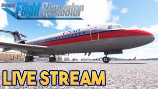 Microsoft Flight Simulator 2024 - Pilots Life 2 Ops - JF Fokker F28 Say Intensions  Cabin Crew (SU2)