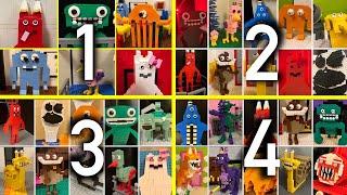 All LEGO GARTEN OF BANBAN Creepy World Scary characters and Bosses Compilation! 1,2,3 & 4